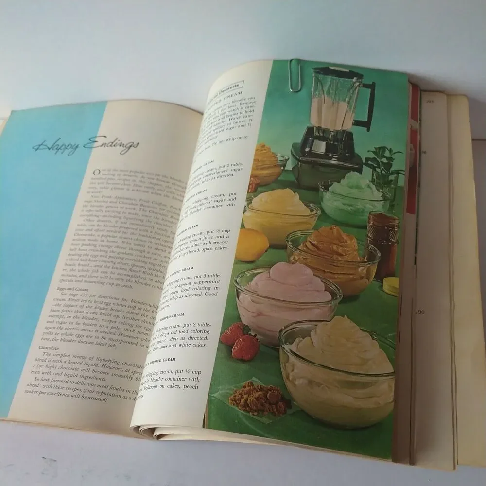 Blender Way To‎ Better Cooking Cookbook - Vtg 1960s Illustrated / ephemera